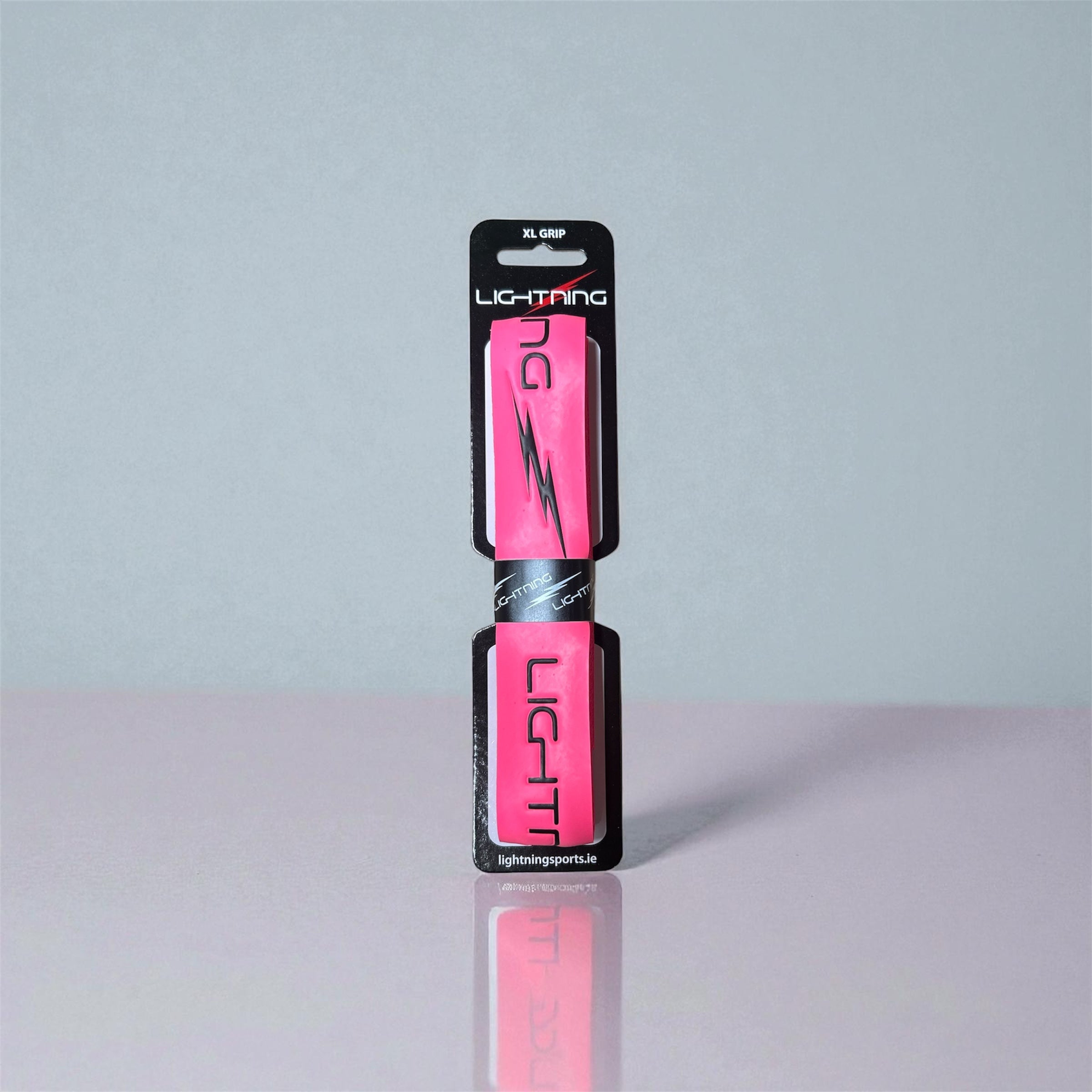 Pink and Black Lightning Grip XL