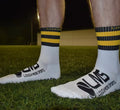 Black And Yellow Anti Slip Socks
